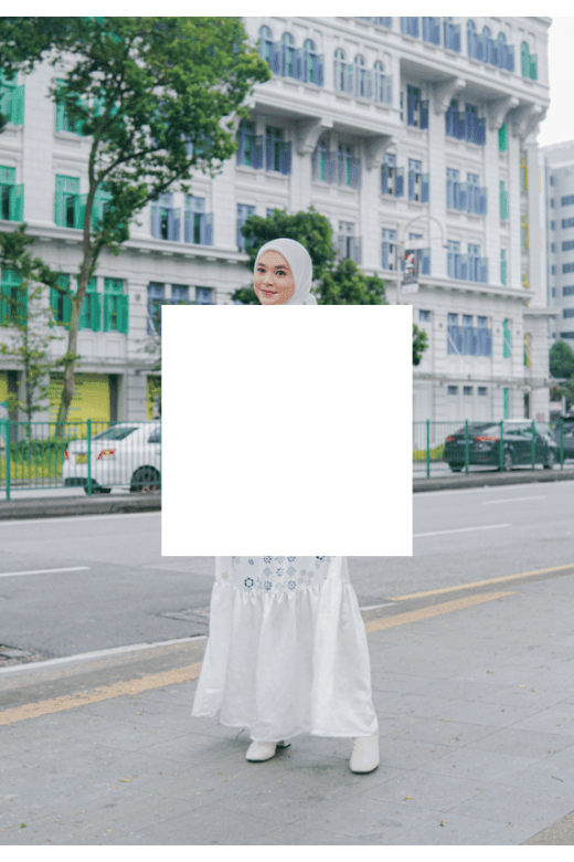 Mazaya Dress White